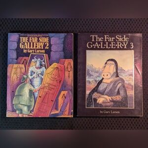 Vintage The Far Side Gallery 2 & 3 by Gary Larson (1986 & 1988)
